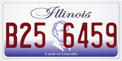 IL license plate B256459