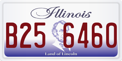 IL license plate B256460