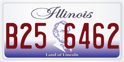 IL license plate B256462