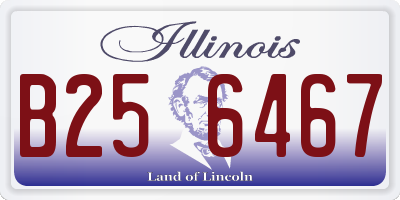 IL license plate B256467