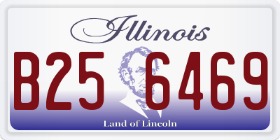 IL license plate B256469