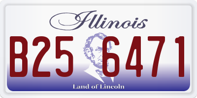 IL license plate B256471