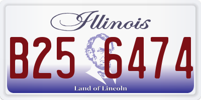 IL license plate B256474