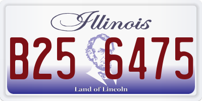 IL license plate B256475