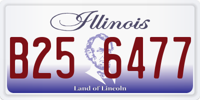 IL license plate B256477