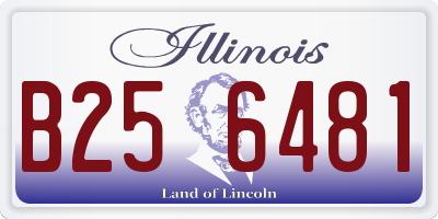 IL license plate B256481
