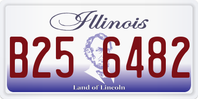 IL license plate B256482