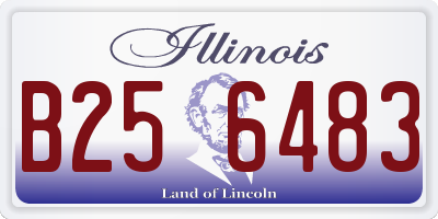 IL license plate B256483