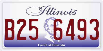 IL license plate B256493