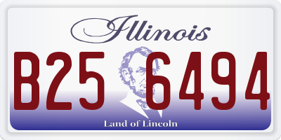 IL license plate B256494