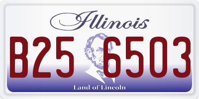 IL license plate B256503