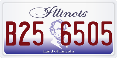 IL license plate B256505