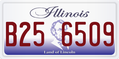 IL license plate B256509