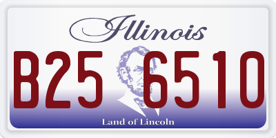 IL license plate B256510