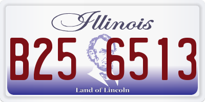 IL license plate B256513