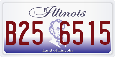 IL license plate B256515