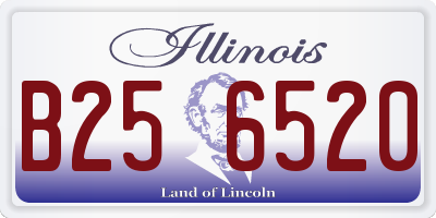 IL license plate B256520