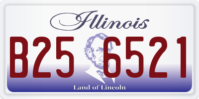 IL license plate B256521