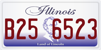IL license plate B256523