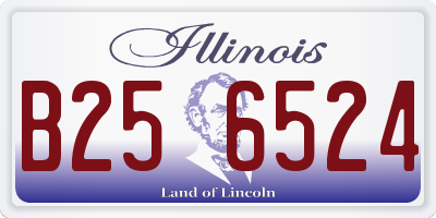 IL license plate B256524