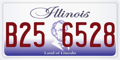 IL license plate B256528