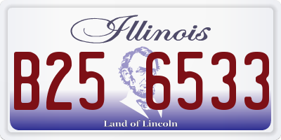 IL license plate B256533