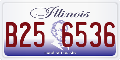IL license plate B256536
