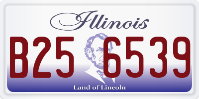 IL license plate B256539