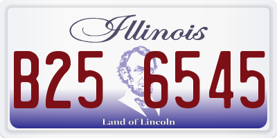 IL license plate B256545