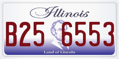 IL license plate B256553