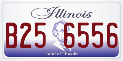 IL license plate B256556
