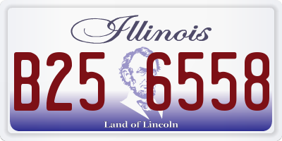 IL license plate B256558