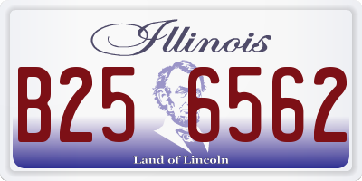 IL license plate B256562