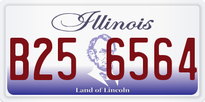 IL license plate B256564