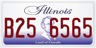 IL license plate B256565