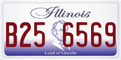 IL license plate B256569