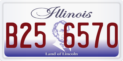 IL license plate B256570