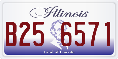 IL license plate B256571