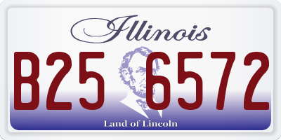 IL license plate B256572
