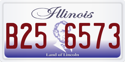 IL license plate B256573