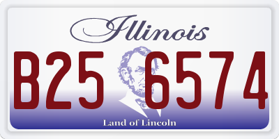 IL license plate B256574