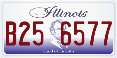IL license plate B256577