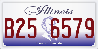 IL license plate B256579