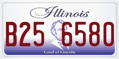 IL license plate B256580
