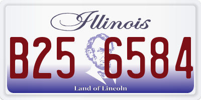 IL license plate B256584