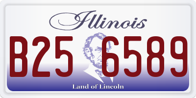 IL license plate B256589