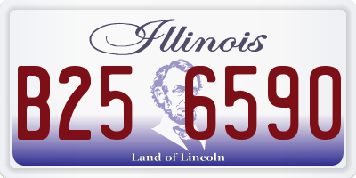 IL license plate B256590