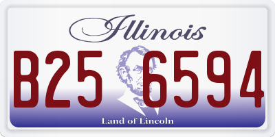 IL license plate B256594