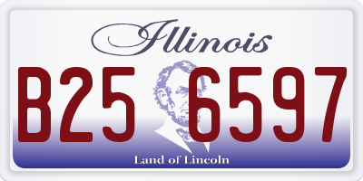 IL license plate B256597