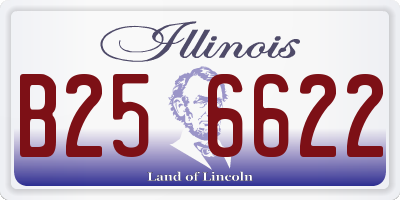 IL license plate B256622